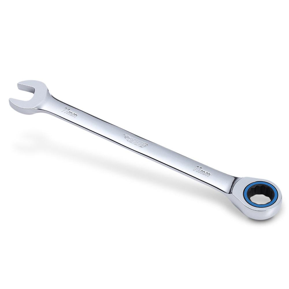 TTI 11mm 72T Metric Ratcheting Ring Open-End Spanner TRTM11