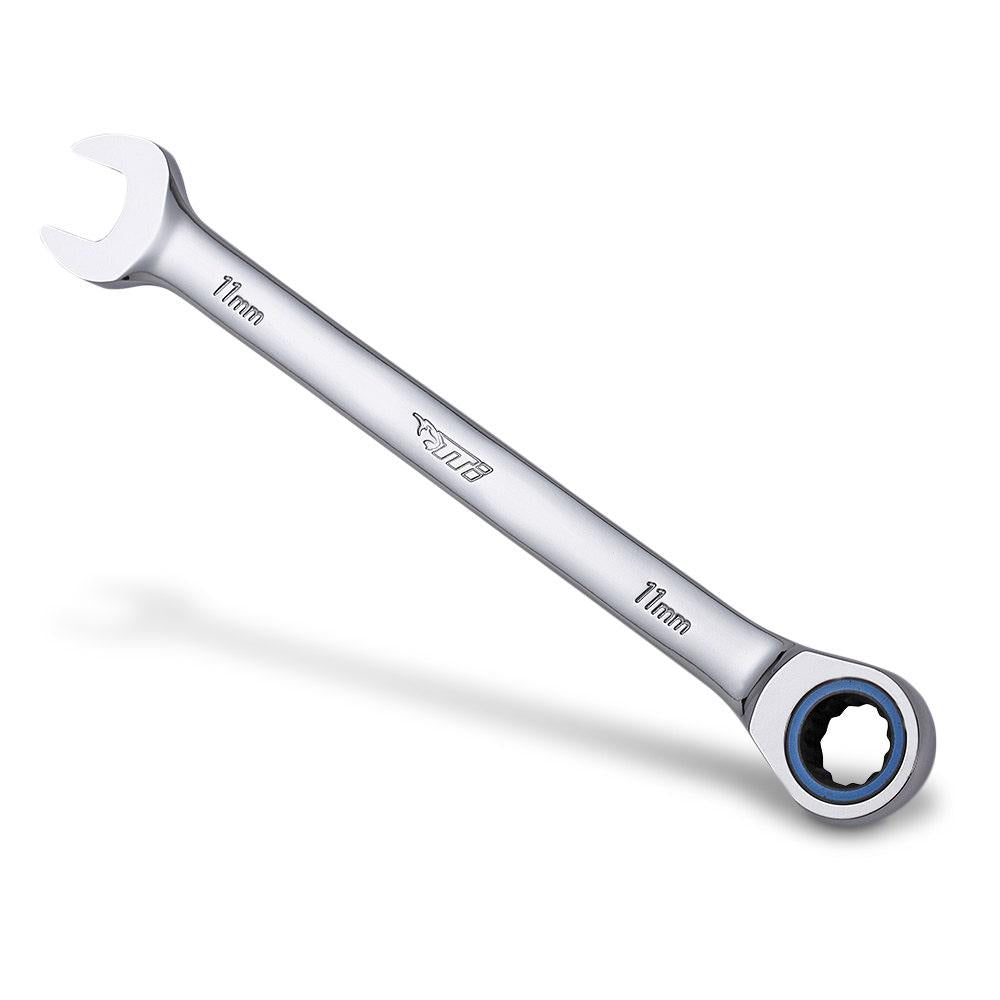 TTI 11mm 72T Metric Ratcheting Ring Open-End Spanner TRTM11