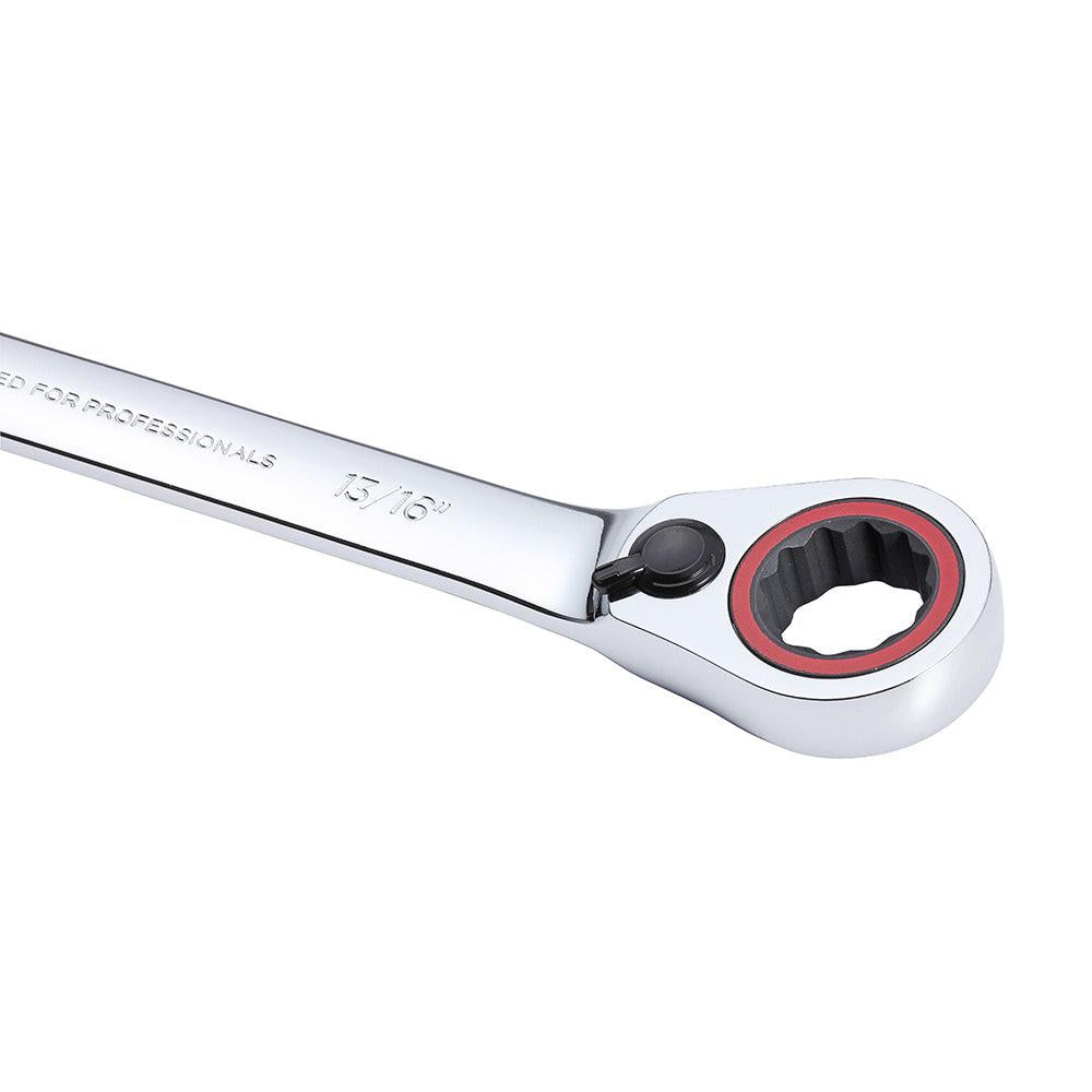 TTI 13 16inch 72T AF Reversible Ratcheting Ring Open-End Spanner TRVA21