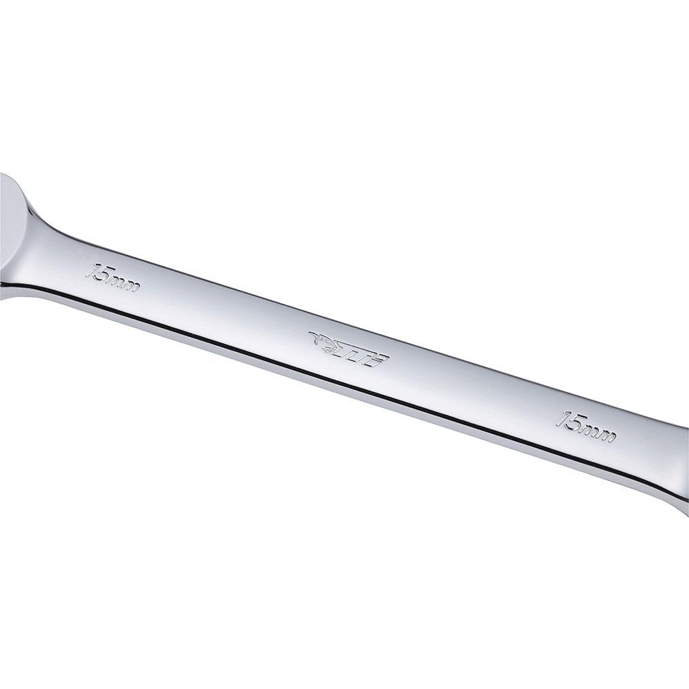 TTI 15mm 72T Metric Ratcheting Ring Open-End Spanner TRTM15