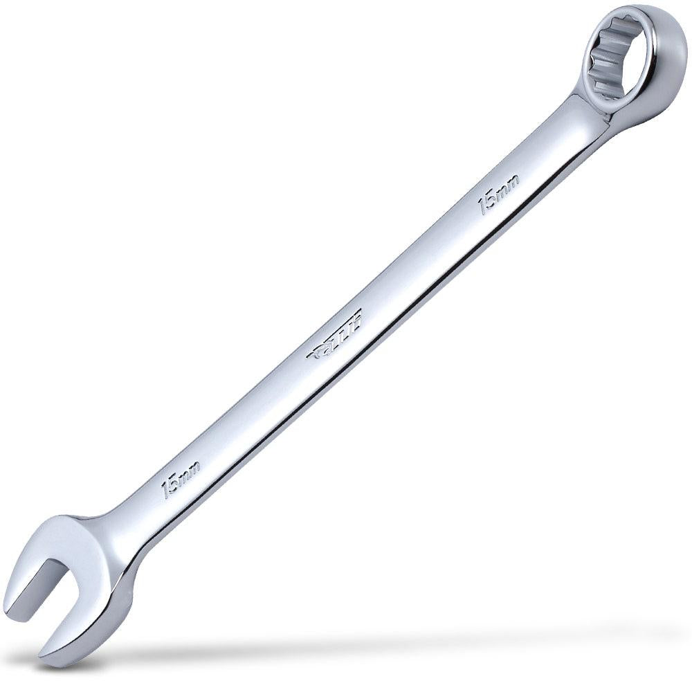 TTI 15mm Metric Ring and Open End Combination Spanner TCSM15
