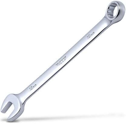 TTI 15mm Metric Ring and Open End Combination Spanner TCSM15