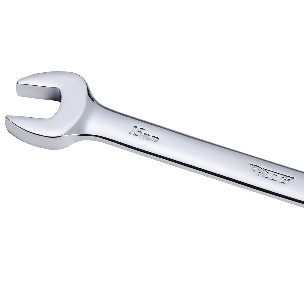TTI 15mm Metric Ring and Open End Combination Spanner TCSM15