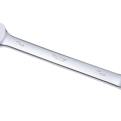 TTI 17mm 72T Metric Reversible Ratcheting Ring Open-End Spanner TRVM17