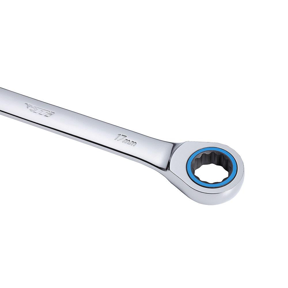 TTI 17mm 72T Metric Ratcheting Ring and Open End Spanner TRTM17