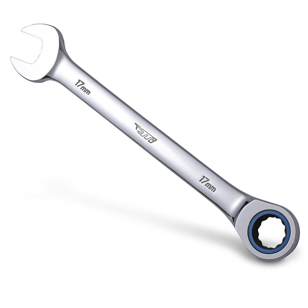 TTI 17mm 72T Metric Ratcheting Ring and Open End Spanner TRTM17