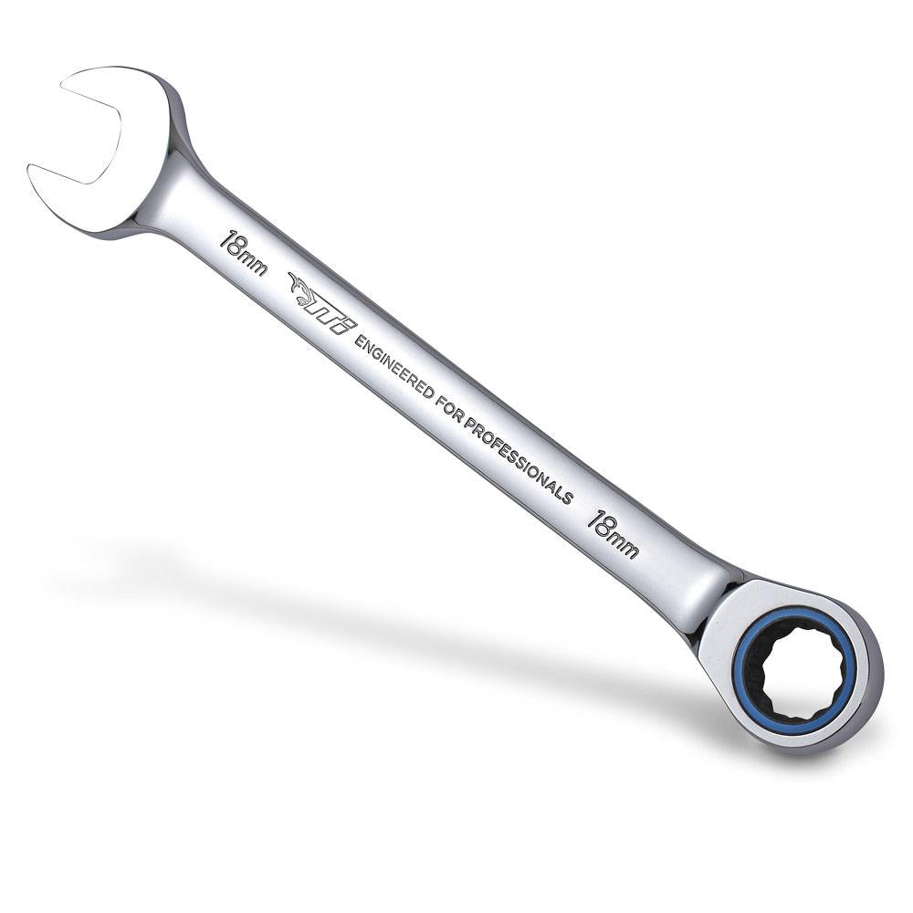 TTI 18mm 72T Metric Ratcheting Ring and Open End Spanner TRTM18