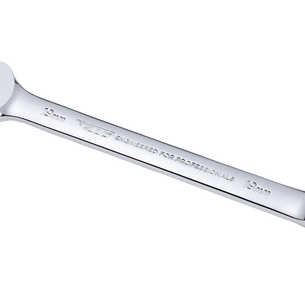 TTI 19mm 72T Metric Reversible Ratcheting Ring Open-End Spanner TRVM19