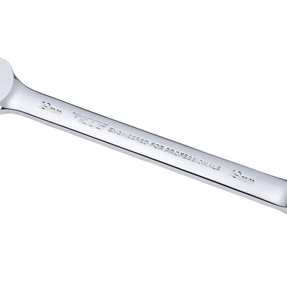 TTI 19mm 72T Metric Reversible Ratcheting Ring Open-End Spanner TRVM19