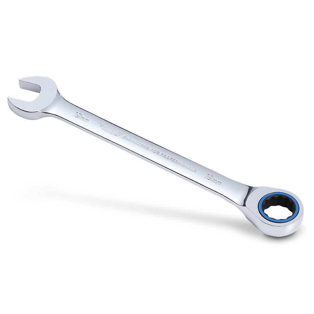 TTI 19mm 72T Metric Ratcheting Ring and Open End Spanner TRTM19