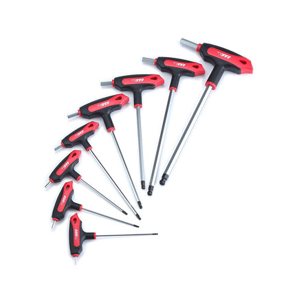 TTI 5 64 -3 8 T-Handle Hex Key Set 8 Piece AF Imperial Ball End THI008