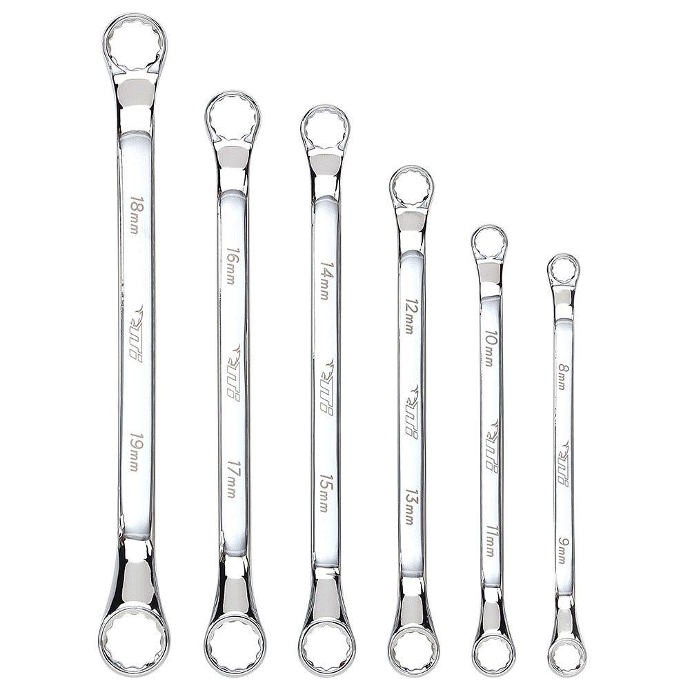 TTI 6 Piece Double Ring End Metric Spanner Set TRRMS06