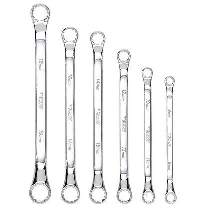 TTI 6 Piece Double Ring End Metric Spanner Set TRRMS06