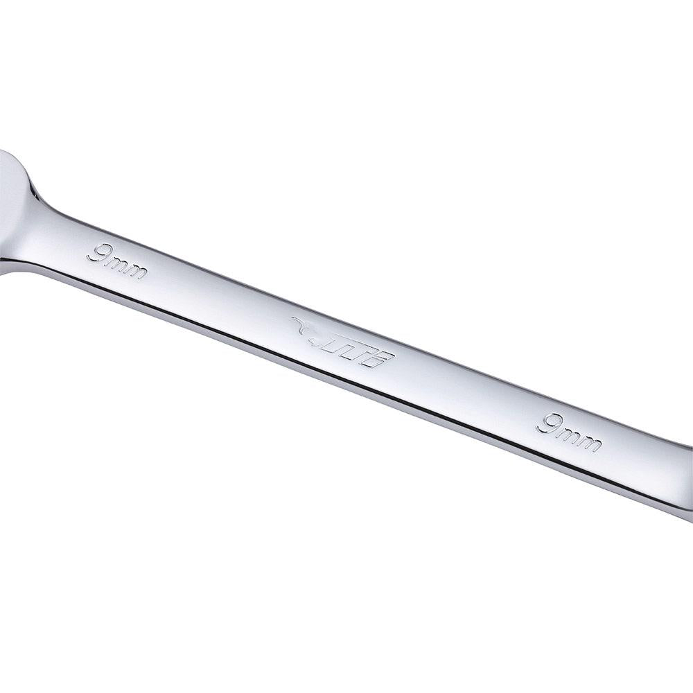 TTI 9mm 72T Metric Reversible Ratcheting Ring Open-End Spanner TRVM09