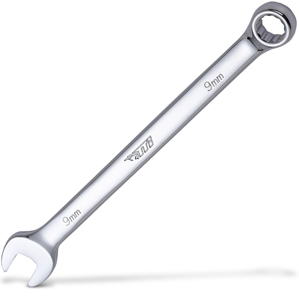 TTI 9mm Metric Ring and Open End Combination Spanner TCSM09