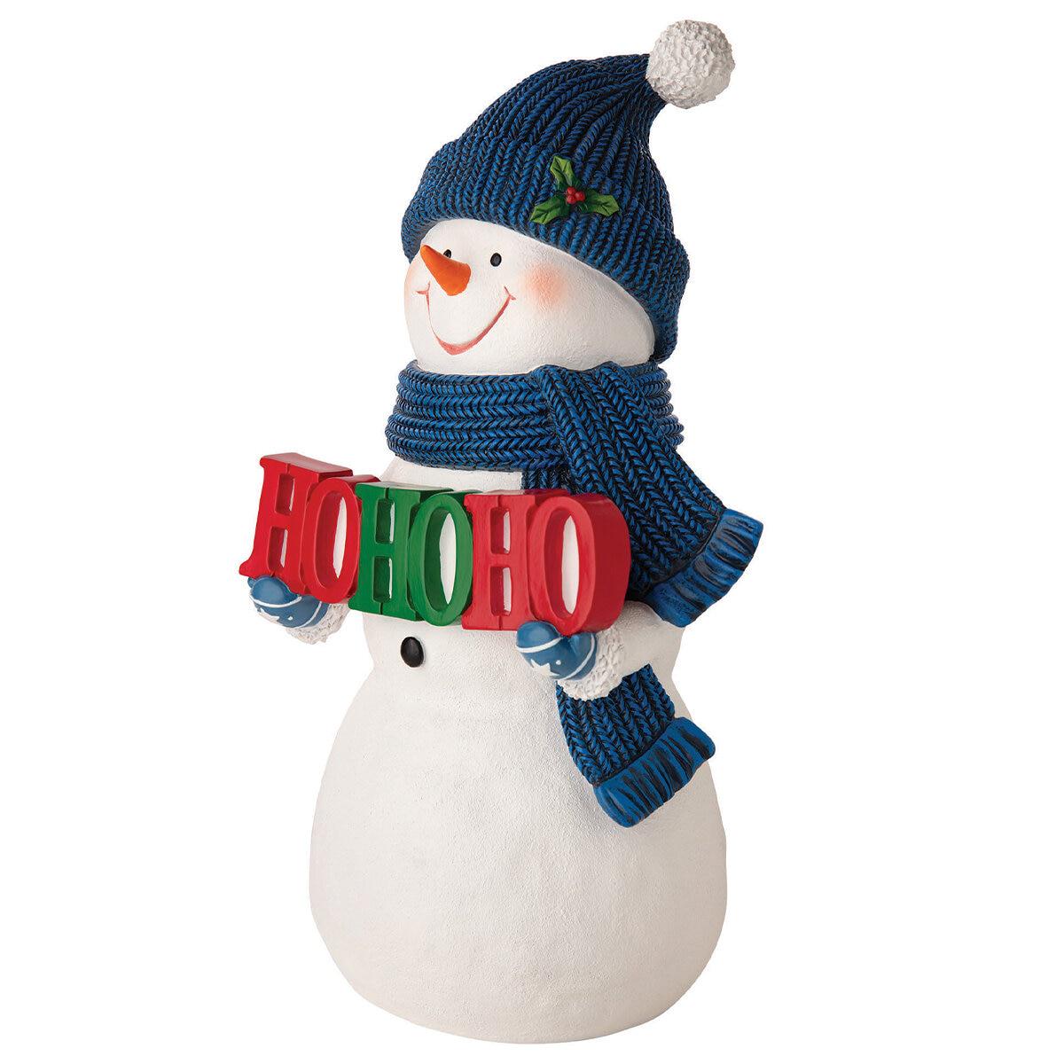Tabletop Snowman 35.56cm Scarf