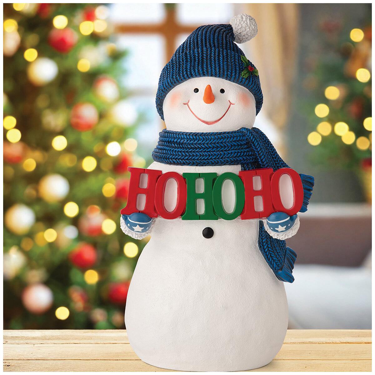 Tabletop Snowman 35.56cm Wreath
