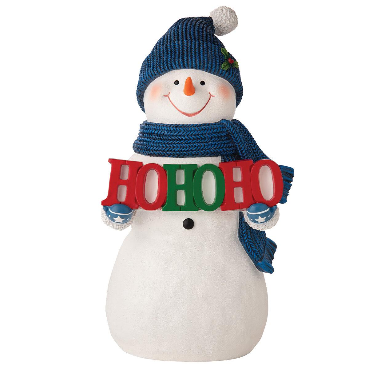 Tabletop Snowman 35.56cm Scarf