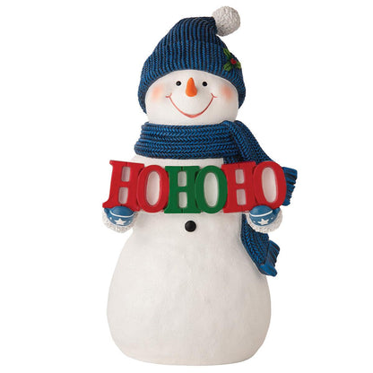 Tabletop Snowman 35.56cm Scarf