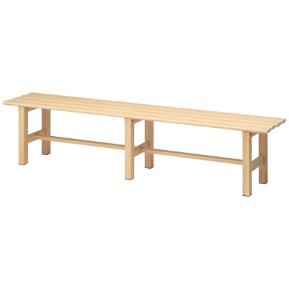 Takasho Outdoor Bench Seat Dark Brown
