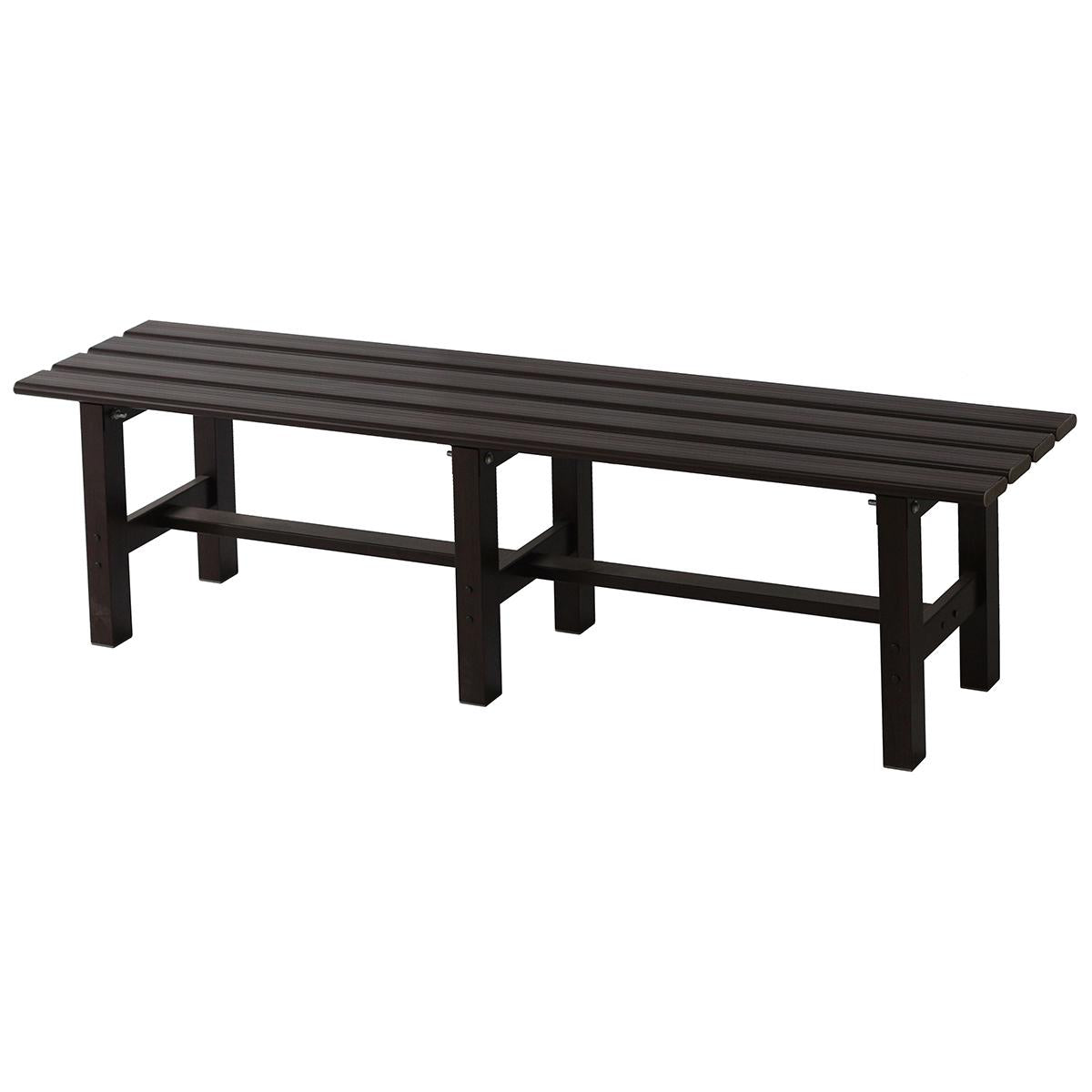 Takasho Outdoor Bench Seat Brown