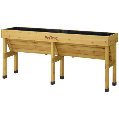Takasho VegTrug Medium WallHugger 1.8m Grey