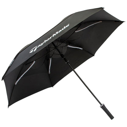 TaylorMade Vortex Vented Golf Umbrella With UPF Sun Protection 157.5cm White