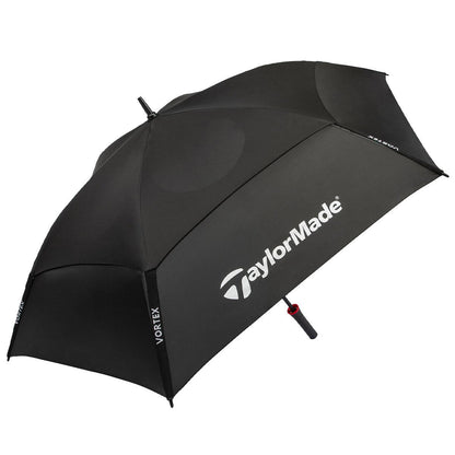 TaylorMade Vortex Vented Golf Umbrella With UPF Sun Protection 157.5cm White