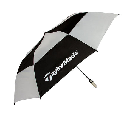 Taylormade 157.5cm Golf And 147.3cm Jumbo Compact Umbrella Set 2 Pack Black/Pebble