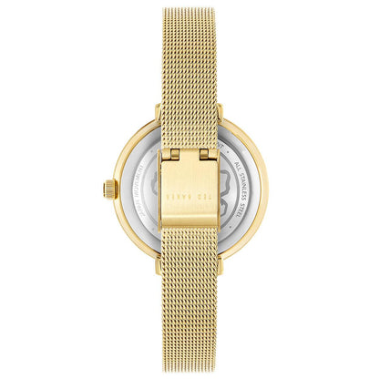 Ted Baker Ammy Floral Gold Mesh Women's Watch BKPAMS305