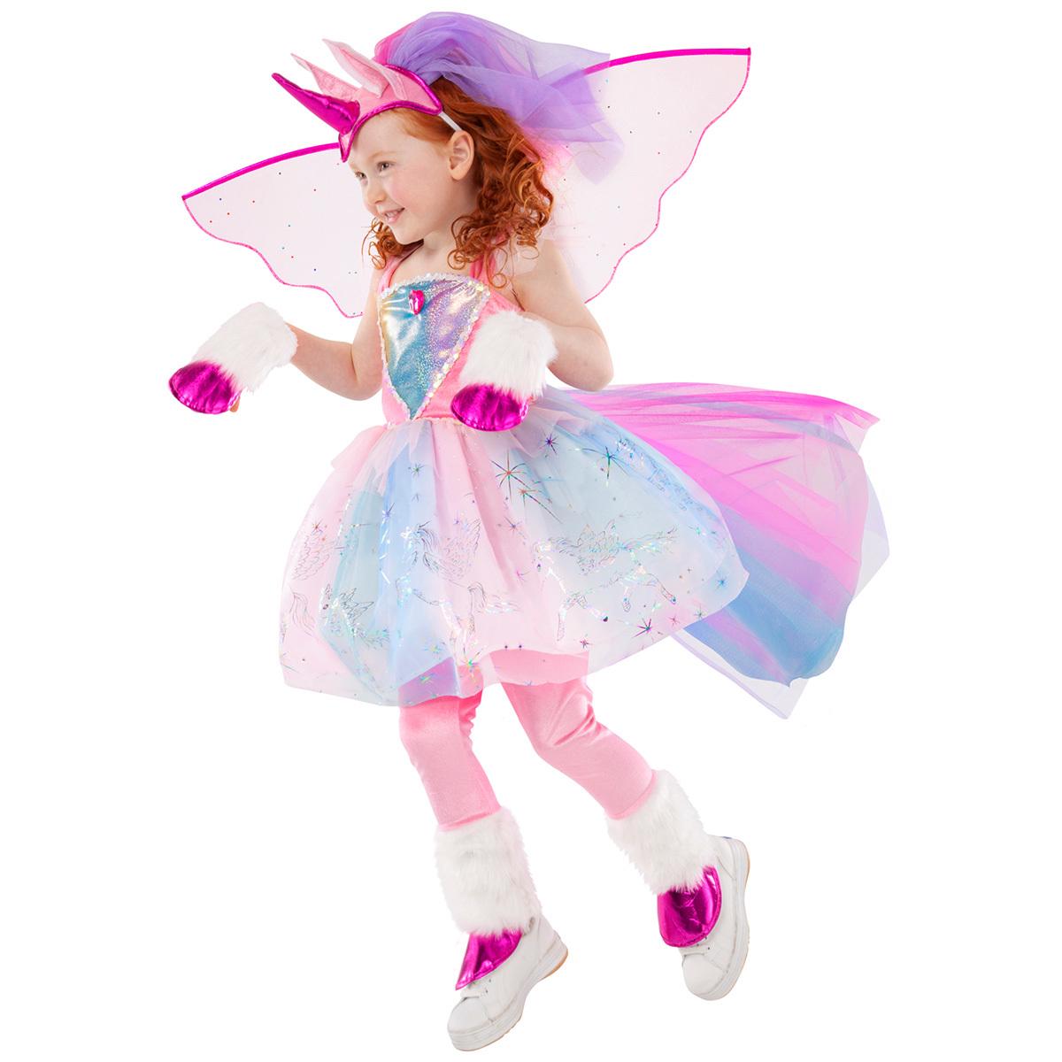 Teetot Girl's Princess Themed Role-Play Costume Winged Unicorn