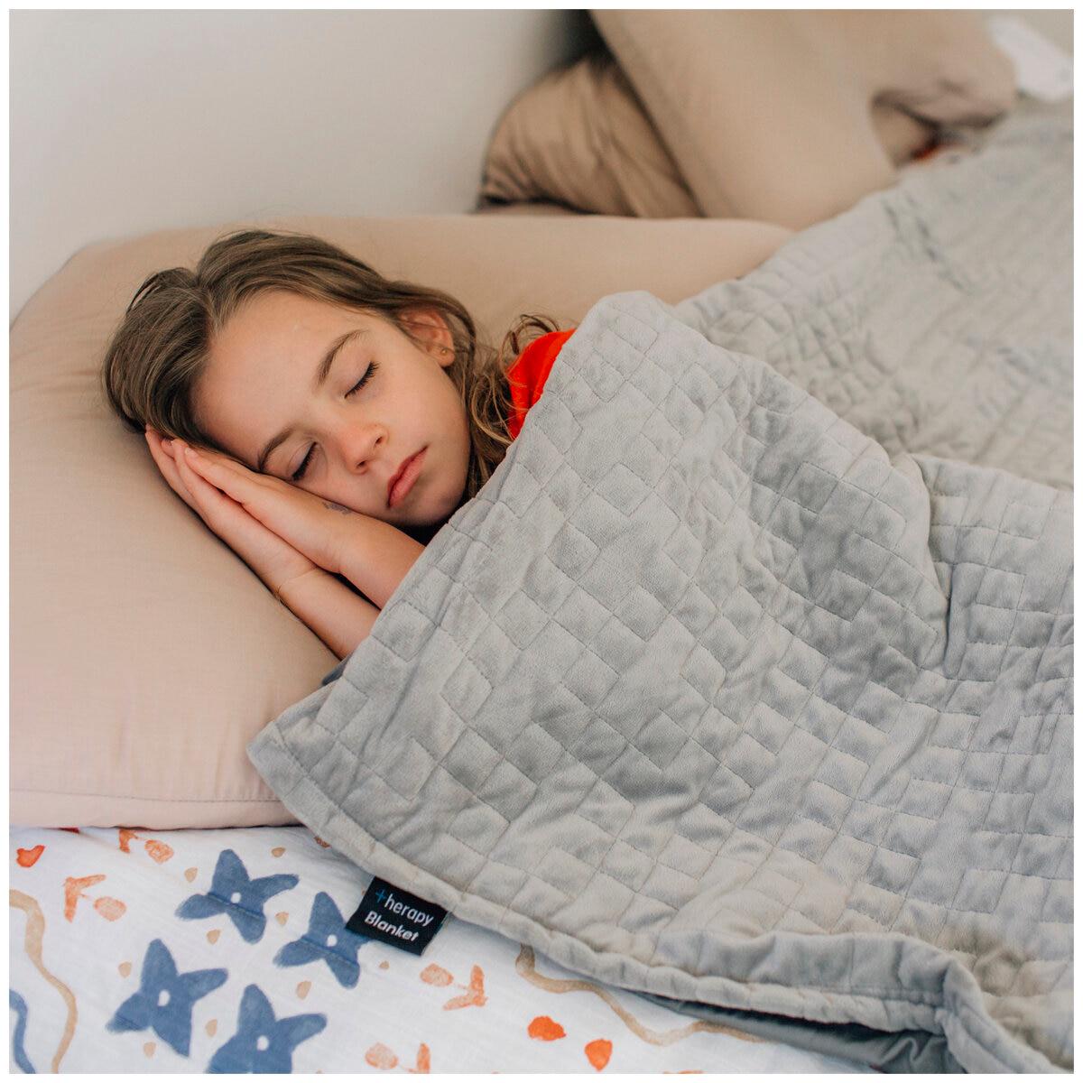Therapy Child Blanket with Cover - Space Grey 3.2kg