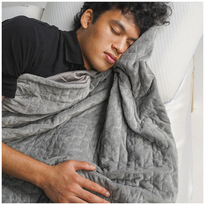 Therapy King Blanket with Cover 10kg Space Gray