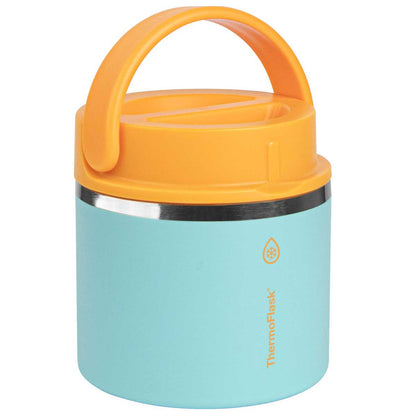 ThermoFlask 590ml Insulated Food Jar 2 Pack Pink And Aqua
