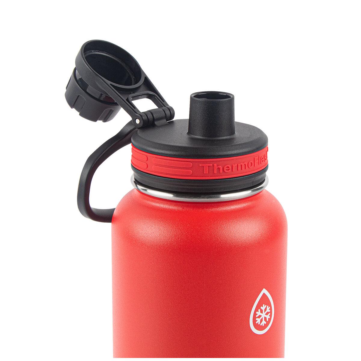 ThermoFlask Insulated Stainless Steel Bottle 2 x 1.2L Red Grey