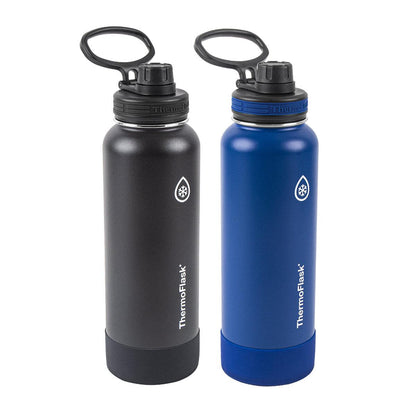 ThermoFlask Insulated Stainless Steel Bottle 2 x 1.2L Red Grey