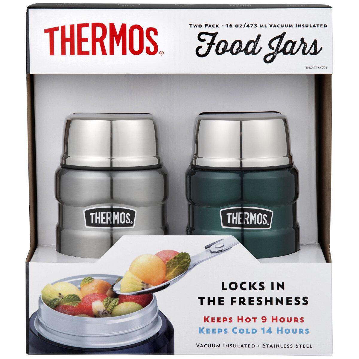 Thermos Stainless King 470ml Food Jar 2 Pack Copper/Smoke