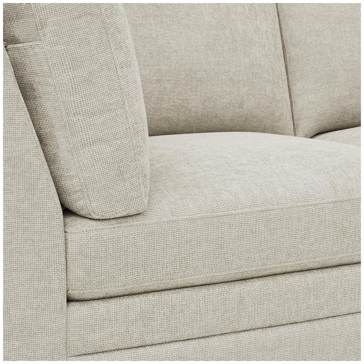 Thomasville 6 Piece Fabric Modular Sectional With Storage Ottoman