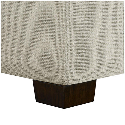 Thomasville 6 Piece Fabric Modular Sectional With Storage Ottoman
