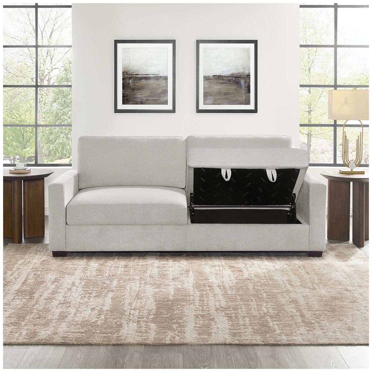 Thomasville Fabric 3 Seater Sofa with Storage Seats