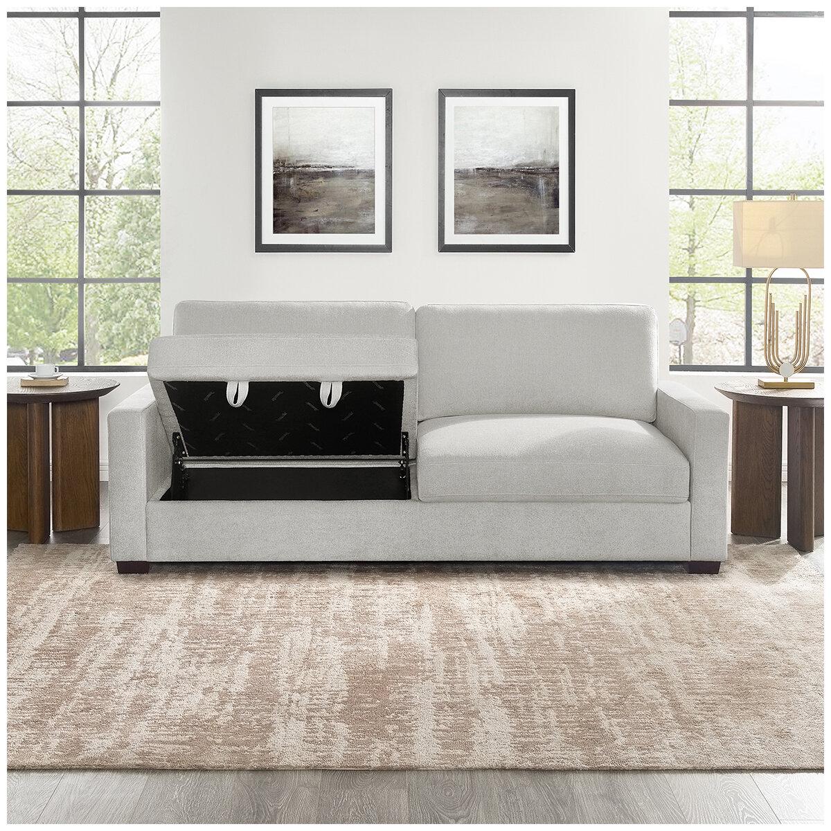 Thomasville Fabric 3 Seater Sofa with Storage Seats