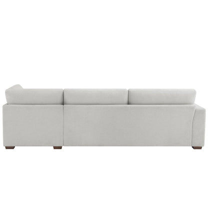 Thomasville Fabric Convertible Sectional With Chaise 2 Piece