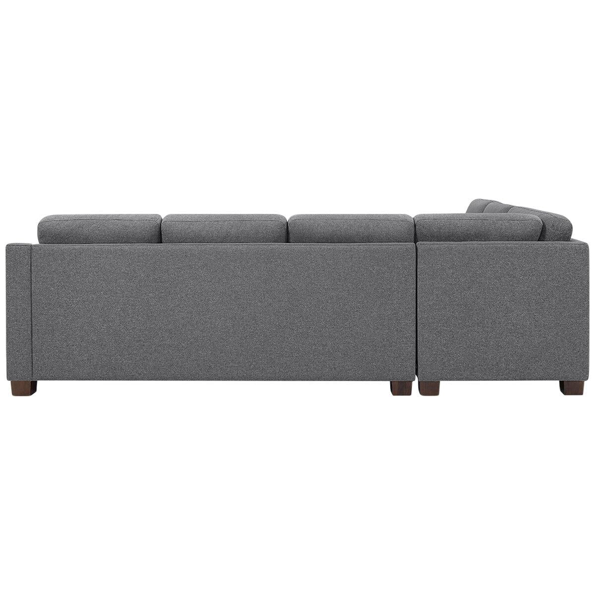 Thomasville Fabric Sectional With Storage Ottoman 3 Piece