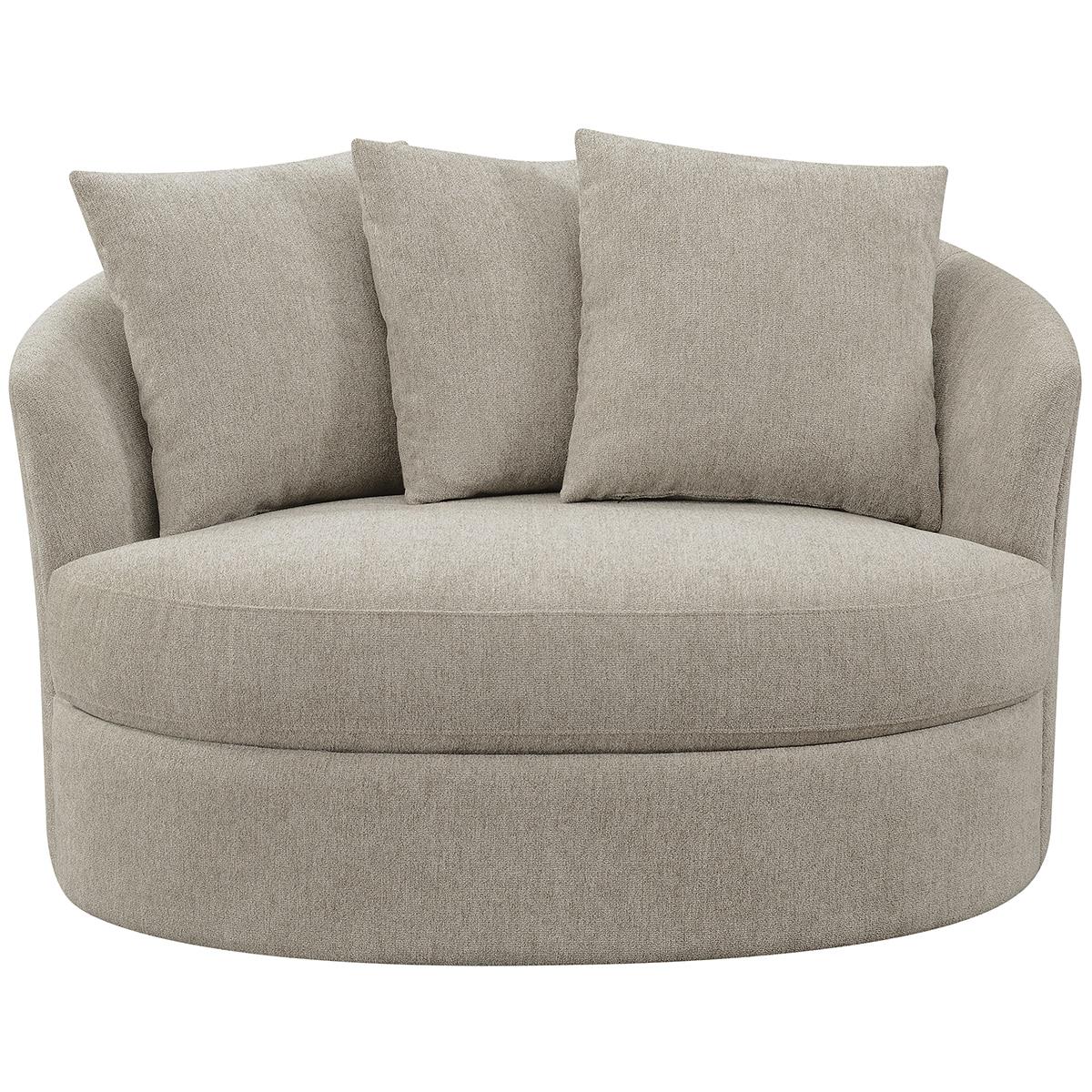 Thomasville Fabric Swivel Chair