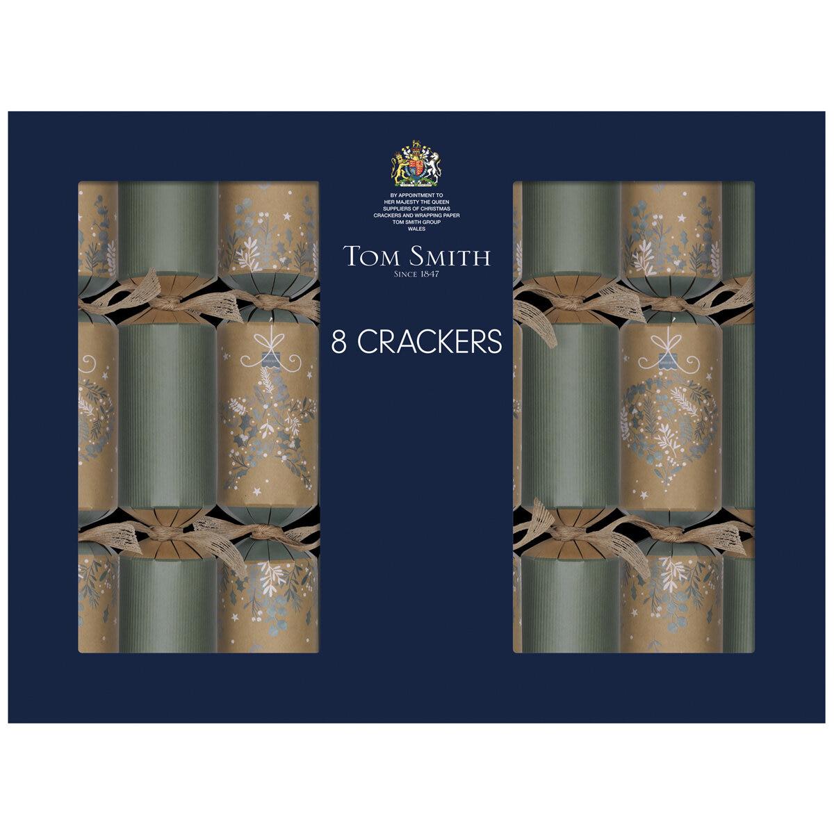 Tom Smith 8 Luxury Christmas Crackers Kraft