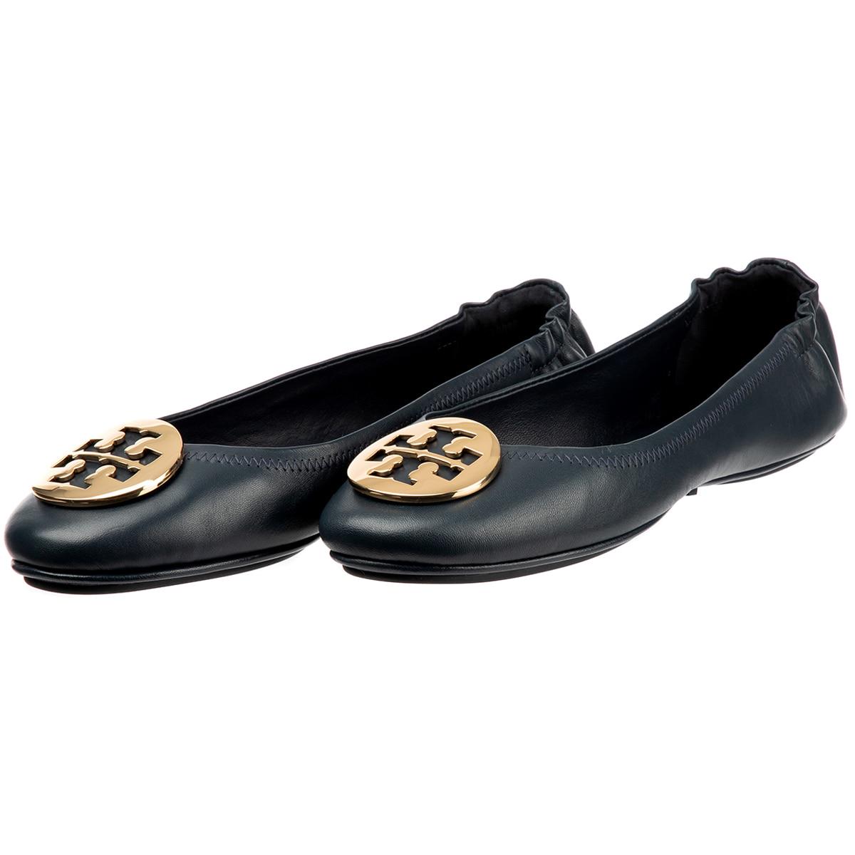 Tory Burch Minnie Travel Logo Ballerina Flats