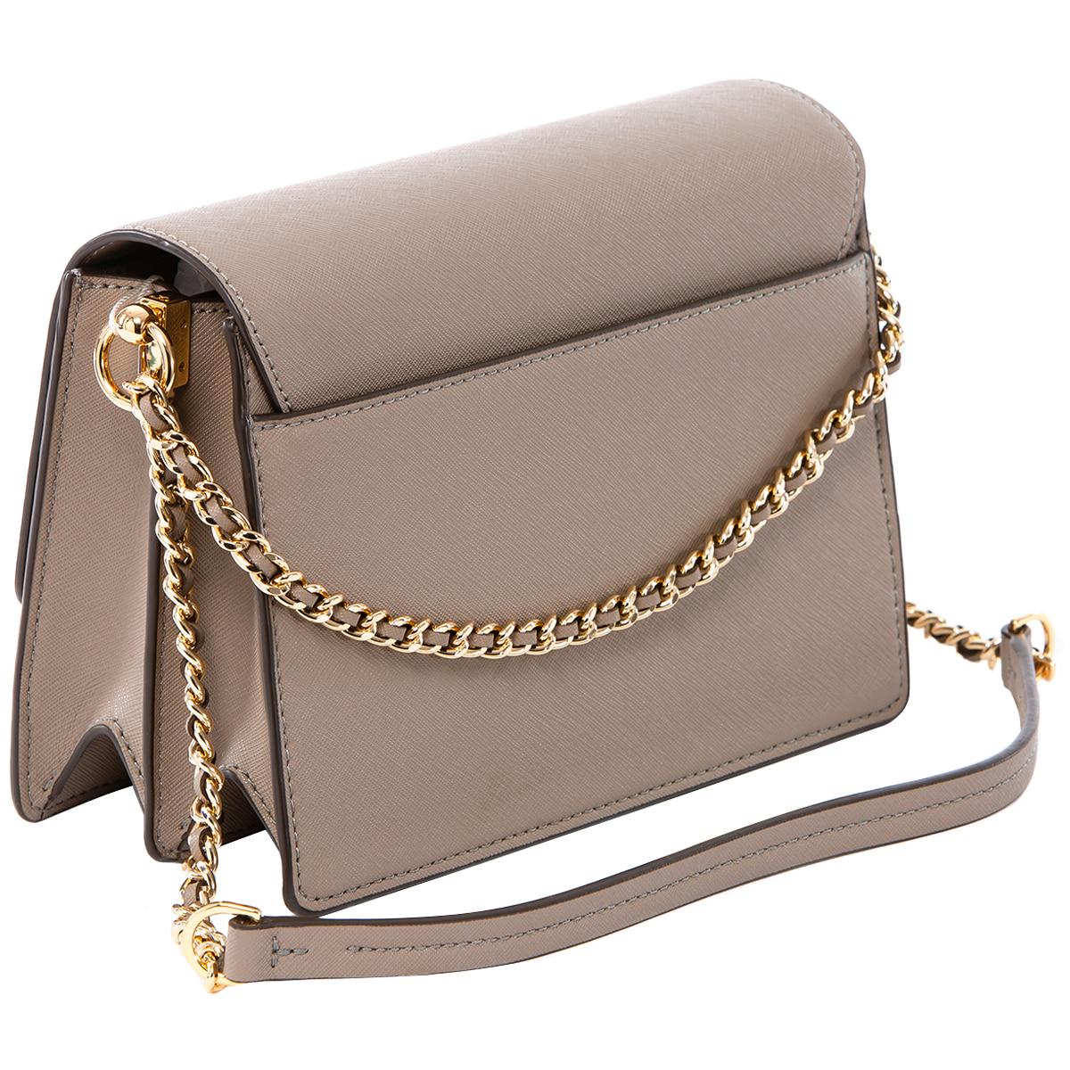 Tory Burch Robinson Convertible Shoulder Bag Grey Heron 46333-082
