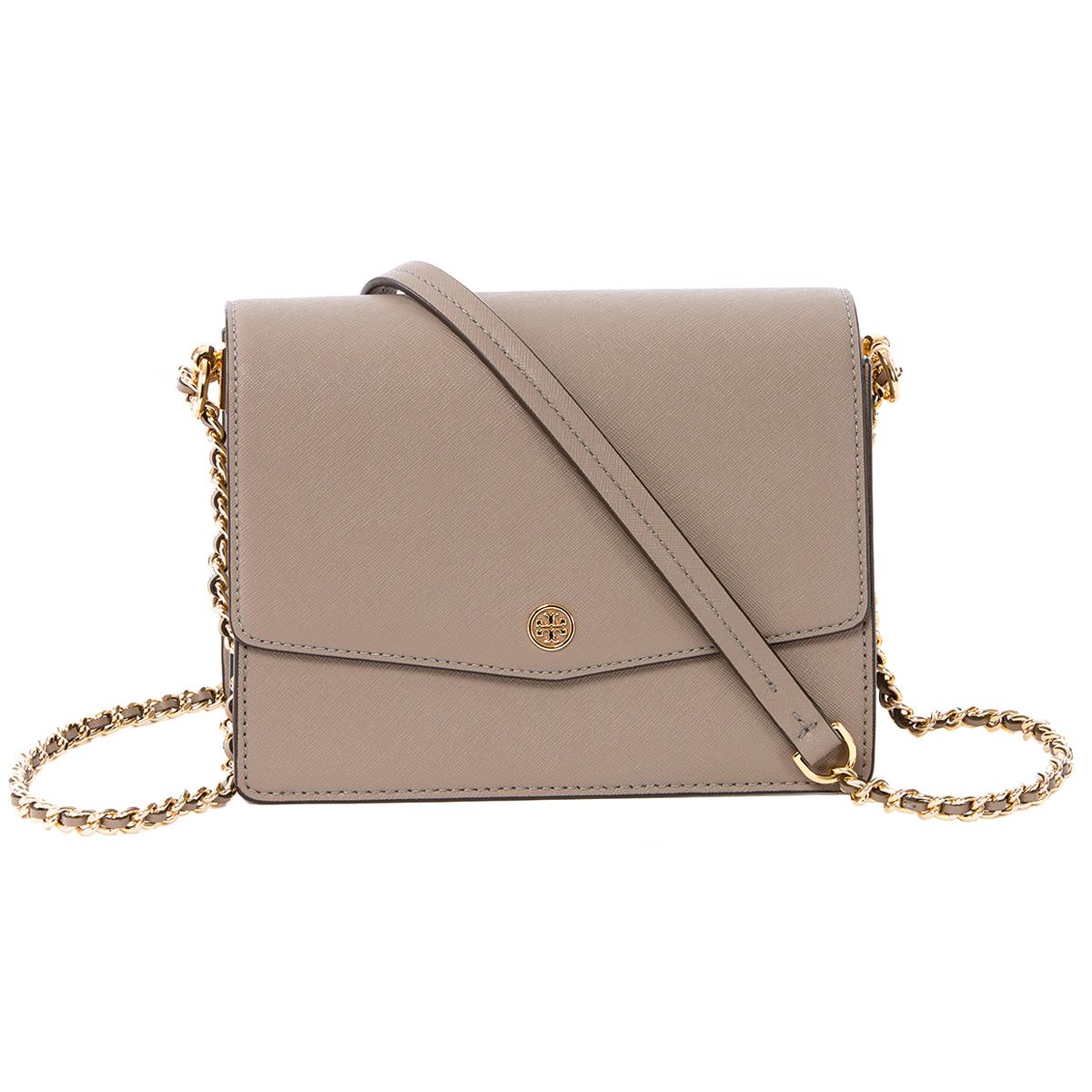 Tory Burch Robinson Convertible Shoulder Bag Grey Heron 46333-082