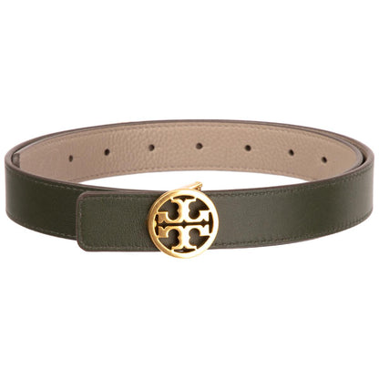 Tory Burch Women's 1 Inch Reversible Belt Grey