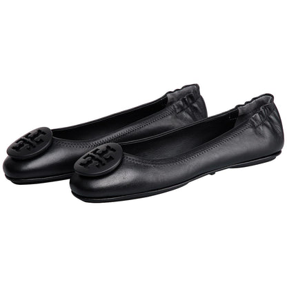 Tory Burch Women's Minnie Travel Ballet Flat Black